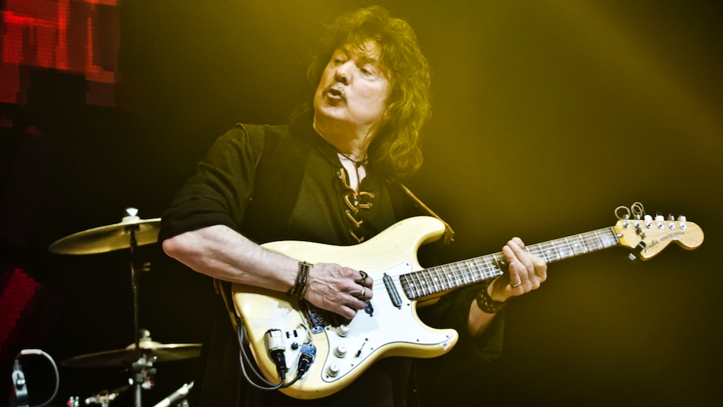 Ritchie Blackmore bei einem Auftritt 2018 im Berliner Velodrom